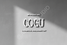 Cogu Typeface - A Sophisticated Luxu