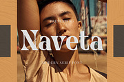Naveta - Modern Serif Font, a Serif Font by Fype Co. (Thumbnail 1 of 5)