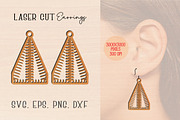 Teacher earring laser cut svg bundle, a Graphic by jannatulpakhi (Thumbnail 3 of 4)