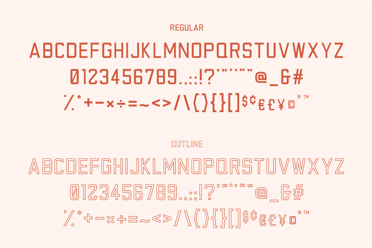 Factory Floor Font - Two Styles preview 3