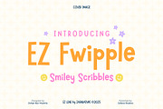 EZ Fwipple, a Sans Serif Font by Zafara Studios (Thumbnail 1 of 6)