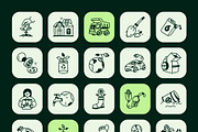 Recycle Doodle Art Set, an Outline Icon by Vectors Market (Thumbnail 8 of 8)