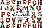 Christmas Alphabet Monogram, an Illustration by Designking (Thumbnail 1 of 5)