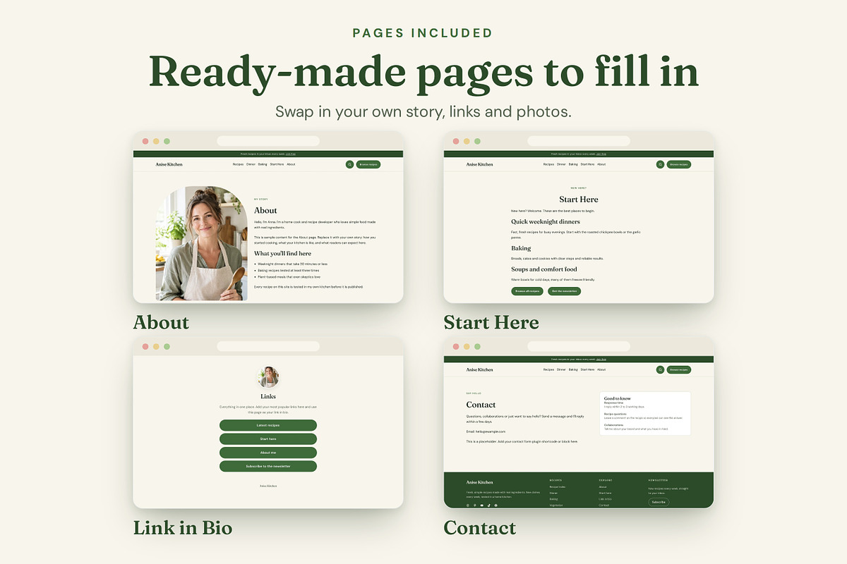 Anise Food Blog WordPress Theme, a WordPress Template by AZ-Theme (Photo 6 of 9)