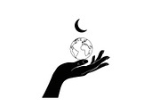 Hand Globe Silhouette Bundle, an Illustration by Designs_River (Thumbnail 21 of 31)