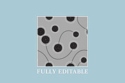 Seamless Pattern: Funky Dandelion, a Pattern Graphic by Penina (Thumbnail 2 of 2)