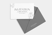 Minimal Invitation Envelope Mockup, a Product Mockup by graphypix (Thumbnail 4 of 4)