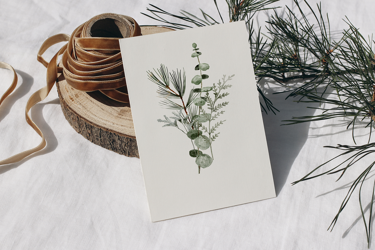Winter aesthetic - watercolor set, a Seasonal Illustration by Youksy (Photo 4 of 12)