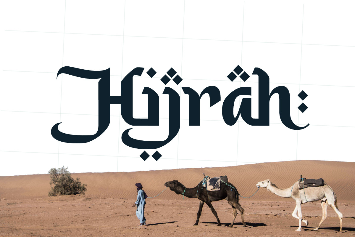 Saleha - An Arabic Style Typeface, a Sans Serif Font by Afkari Studio (Photo 8 of 15)