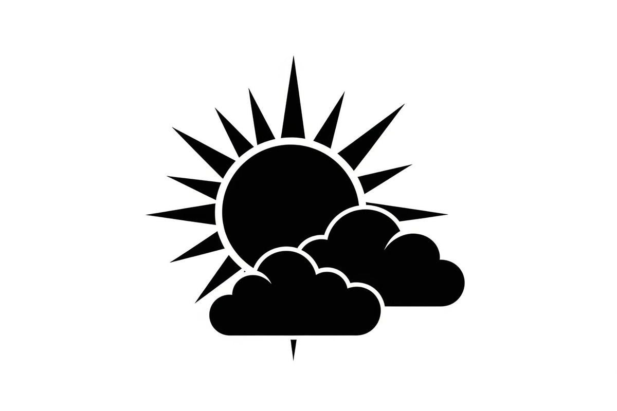 Sun Behind Clouds Silhouette Bundle, an Illustration by Gaye Art (Photo 3 of 31)