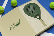 Padel Racket Packaging Mockup, a Cups & Container Mockup by graphicook (Thumbnail 4 of 4)
