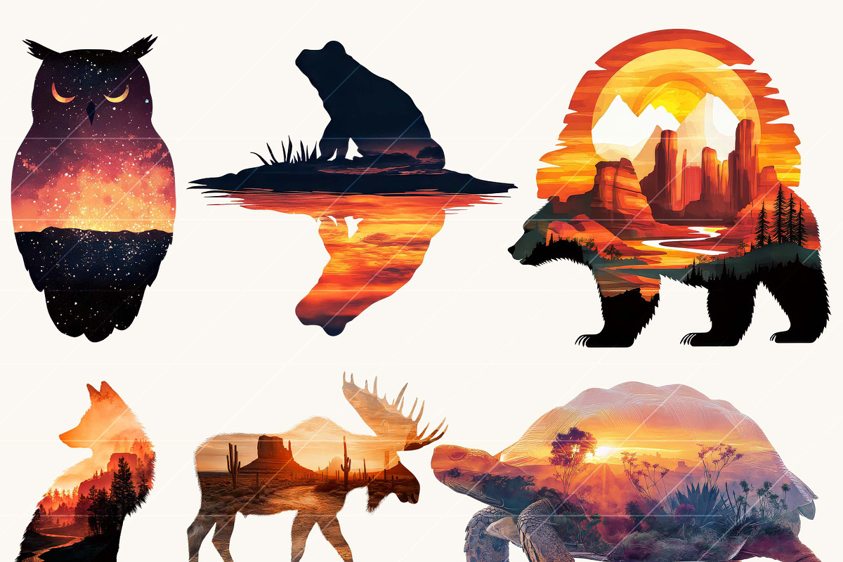 Desert Animals Landscape Clipart, an Animal Illustration by Design Scotch (Photo 5 of 8)