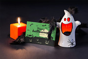 Halloween Card Mock-up, an Advertising Mockup by zippypixelstudio (Thumbnail 13 of 13)