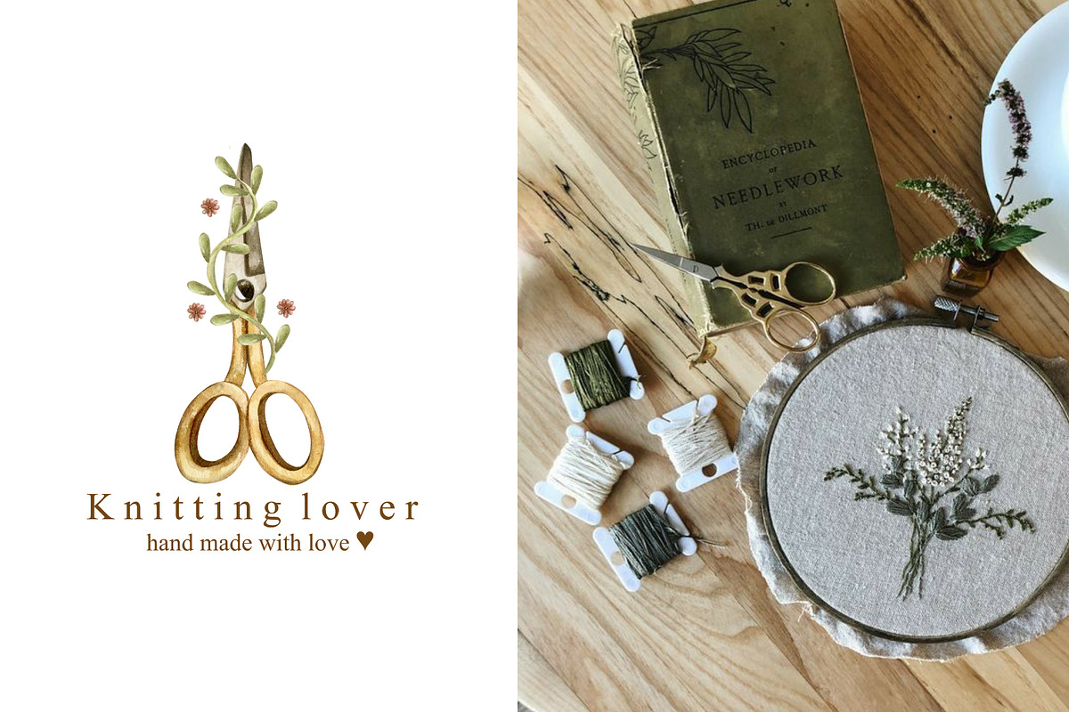 Needlework & Embroidery collection, an Illustration by KolibriDesign (Photo 9 of 15)
