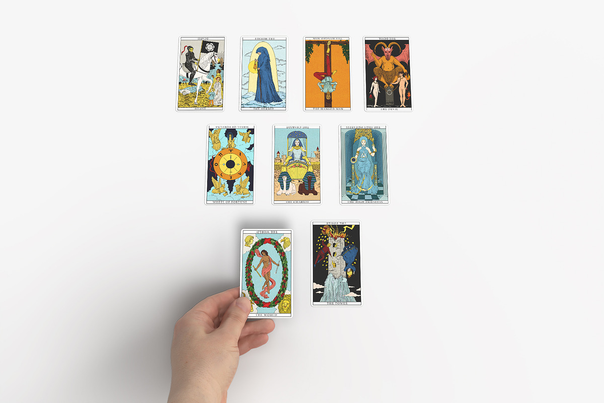 Tarot Sun & Moon Major Arcana Set, an Object Illustration by Kaleriia (Photo 4 of 8)