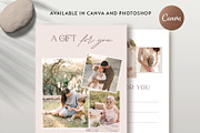 Gift Certificate Card GC014, a Card Template by Bellenity Design (Thumbnail 1 of 4)