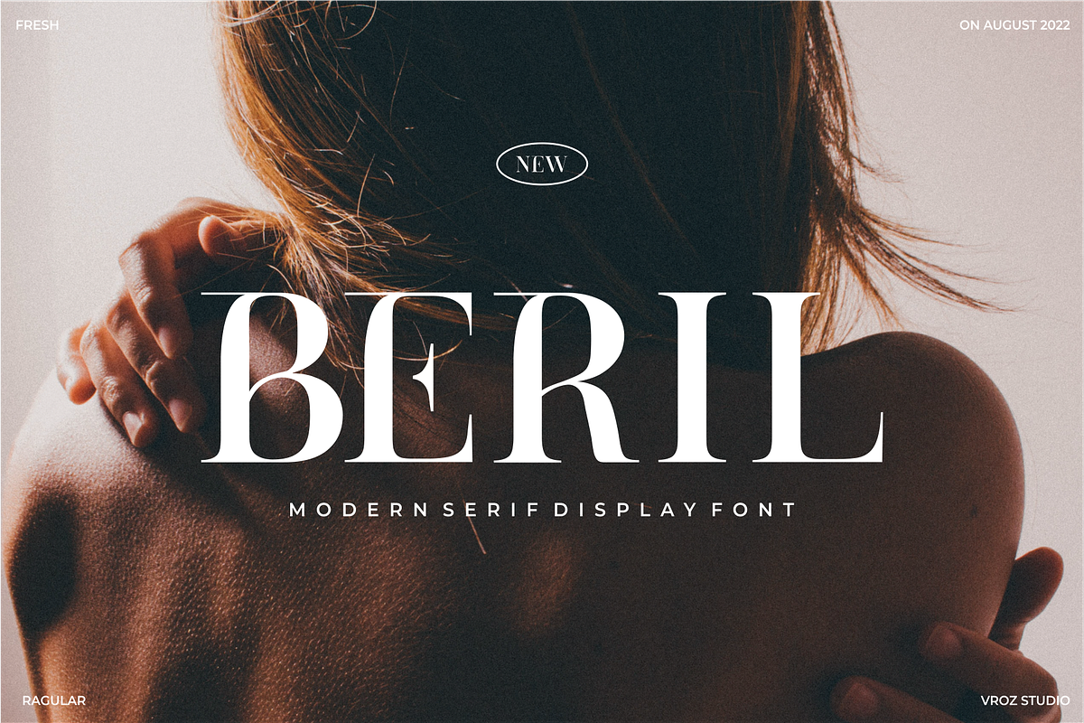 BERIL - Modern Display Serif Font, a Serif Font by Vroz Studio (Photo 1 of 9)