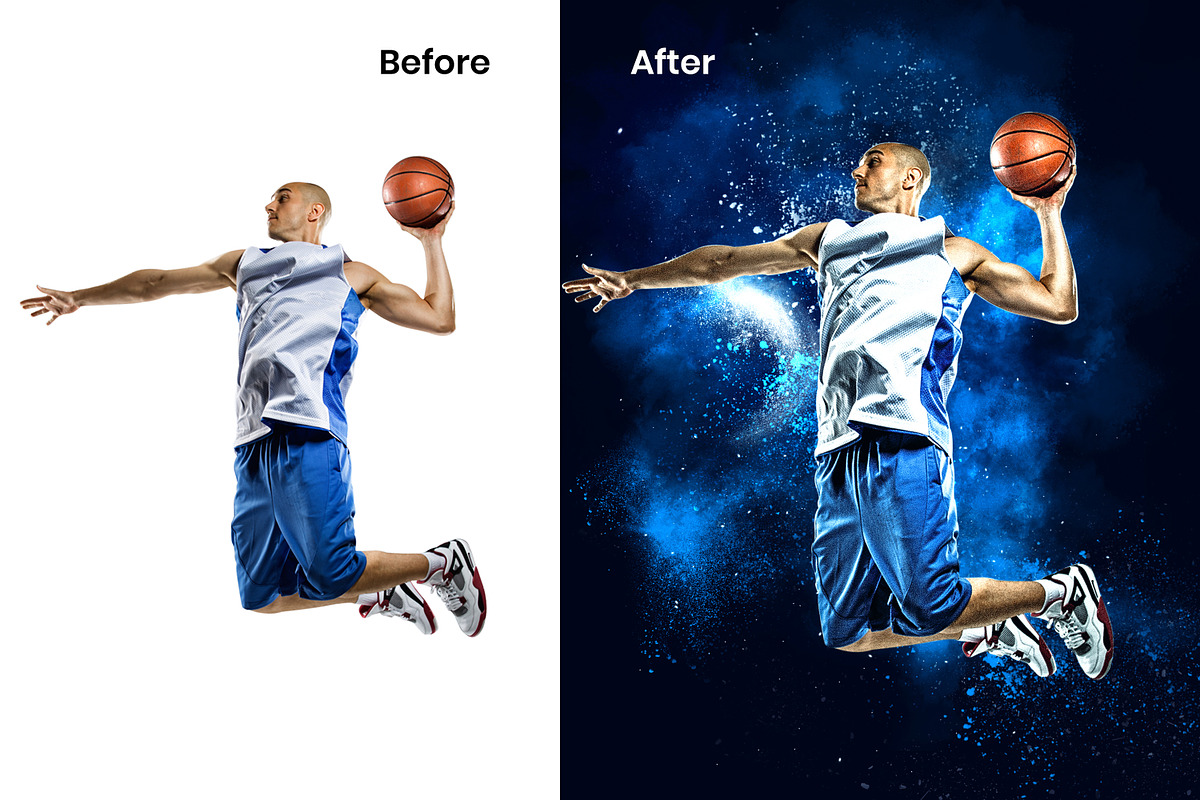 Powder Explosion Photo Effect, a Brushes & More by Pixel Gallery (Photo 3 of 10)