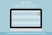 Instagram Planner Google Sheets, a Marketing Template by SunshineStudioBoutique (Thumbnail 5 of 9)
