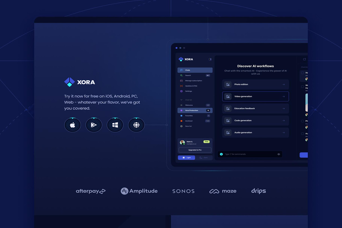 XORA - SaaS Landing Page Kit, an UI Kit Template by Creative Perspective (Photo 7 of 8)