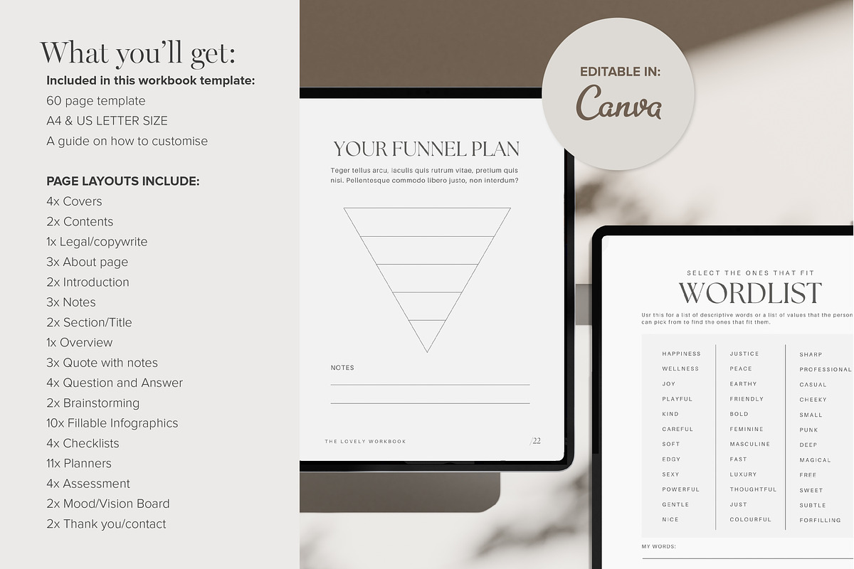 Editable Workbook Template for Canva, a Magazine Template by Tabitha Emma (Photo 4 of 10)