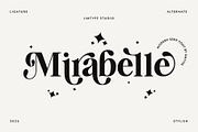 Mirabelle - Elegant Ligature Font, a Serif Font by Jimtype Studio (Thumbnail 1 of 12)