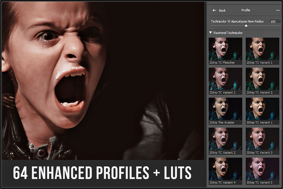 Technicolor Ver. 3 Profiles LUTs, a Plug-in Add-On by Raztrend (Photo 2 of 32)