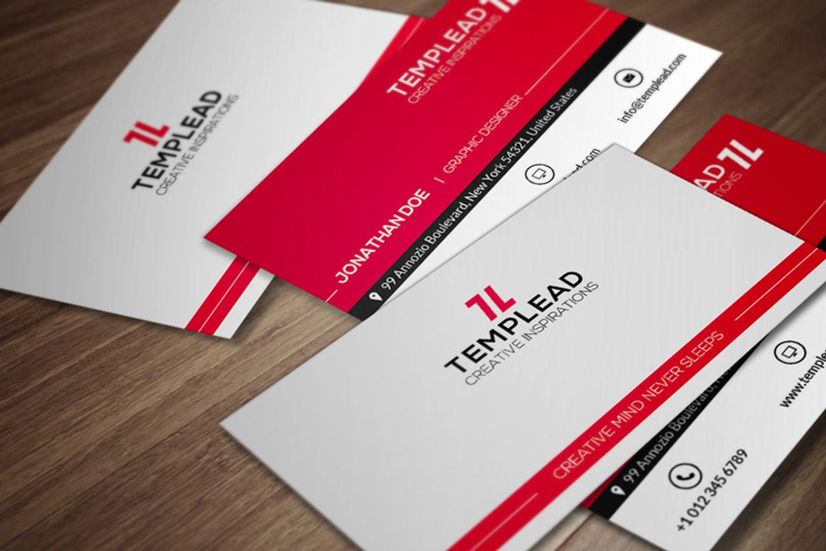 Corporate Business Card CM100, a Business Card Template by annozio (Photo 1 of 4)