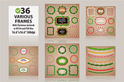 Christmas Garlands Set, a Decorative Illustration by Voysla's Shop (Thumbnail 2 of 5)