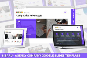 Sibaru Agency Company Google Slides, a Presentation Template by SlideFactory