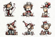 Quirky Birthday Party Animals, an Illustration by Watercolor design (Thumbnail 7 of 7)