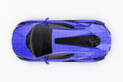 Hybrid Supercar Sport Coupe Set, an Advertising Mockup by Halal Graphic Studio (Thumbnail 10 of 12)