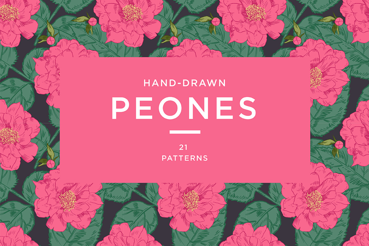 PEONES patterns, a Pattern Graphic by Tanya Akhmett (Photo 1 of 7)