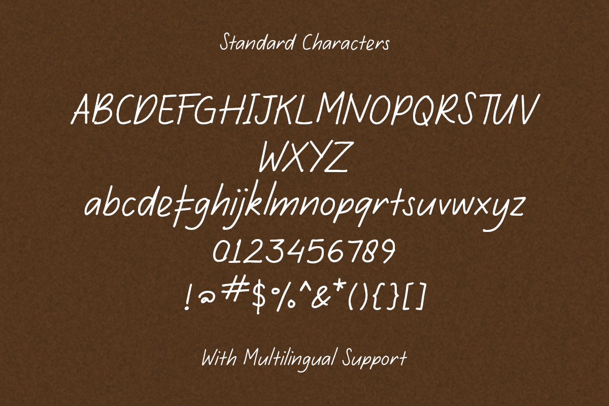 Said The Owl Casual Handwriting, a Handwritten Font by Littlehand (Photo 9 of 10)