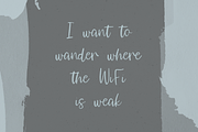 Waterssong Script, a Script Font by Beck McCormick (Thumbnail 8 of 10)