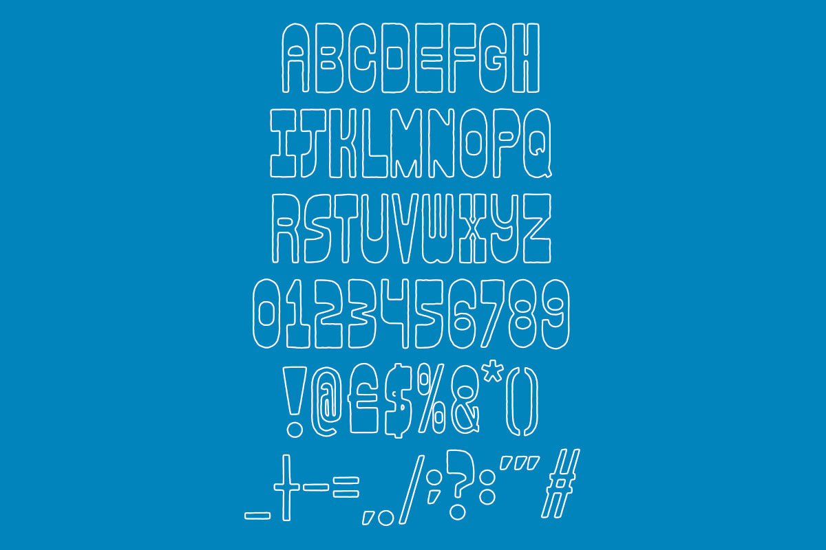 Supernatural Display Font, a Sans Serif Font by ILLWOOKIE (Photo 3 of 3)