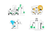 Business Teamwork Illustration Set, a Work Illustration by Shakuro (Thumbnail 8 of 10)