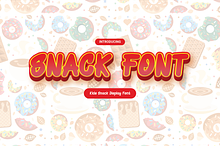 Snack Font – Kids Snack Display Font