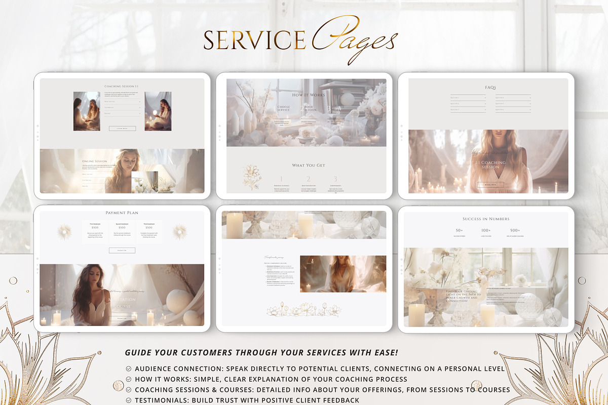 Squarespace Website Template Design, a Squarespace Template by Under My Cozy Roof (Photo 6 of 11)