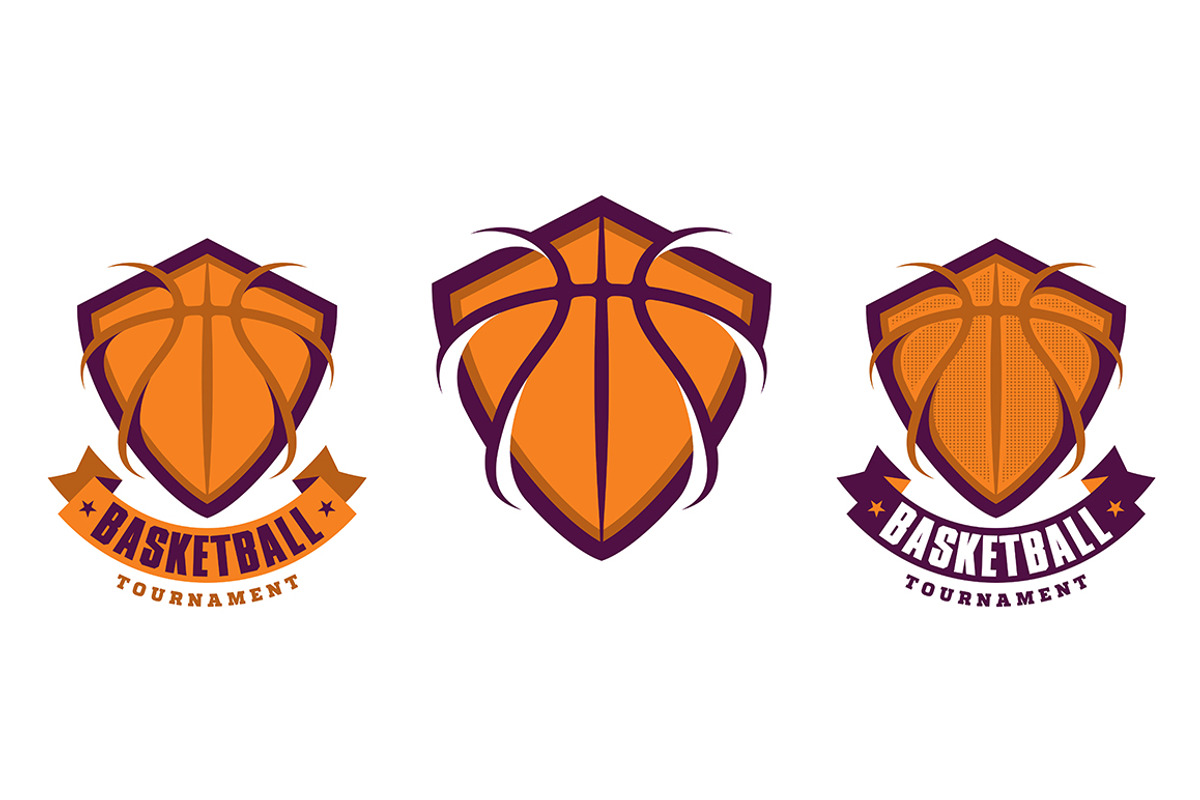 Set of basketball logotypes, a Branding & Logo Template by Mister Chek (Photo 1 of 4)