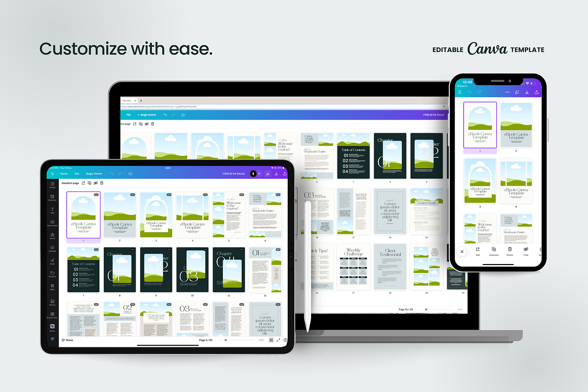 Workbook, Ebook, Canva Template, a Marketing Template by Studio B | Canva Template (Photo 6 of 6)