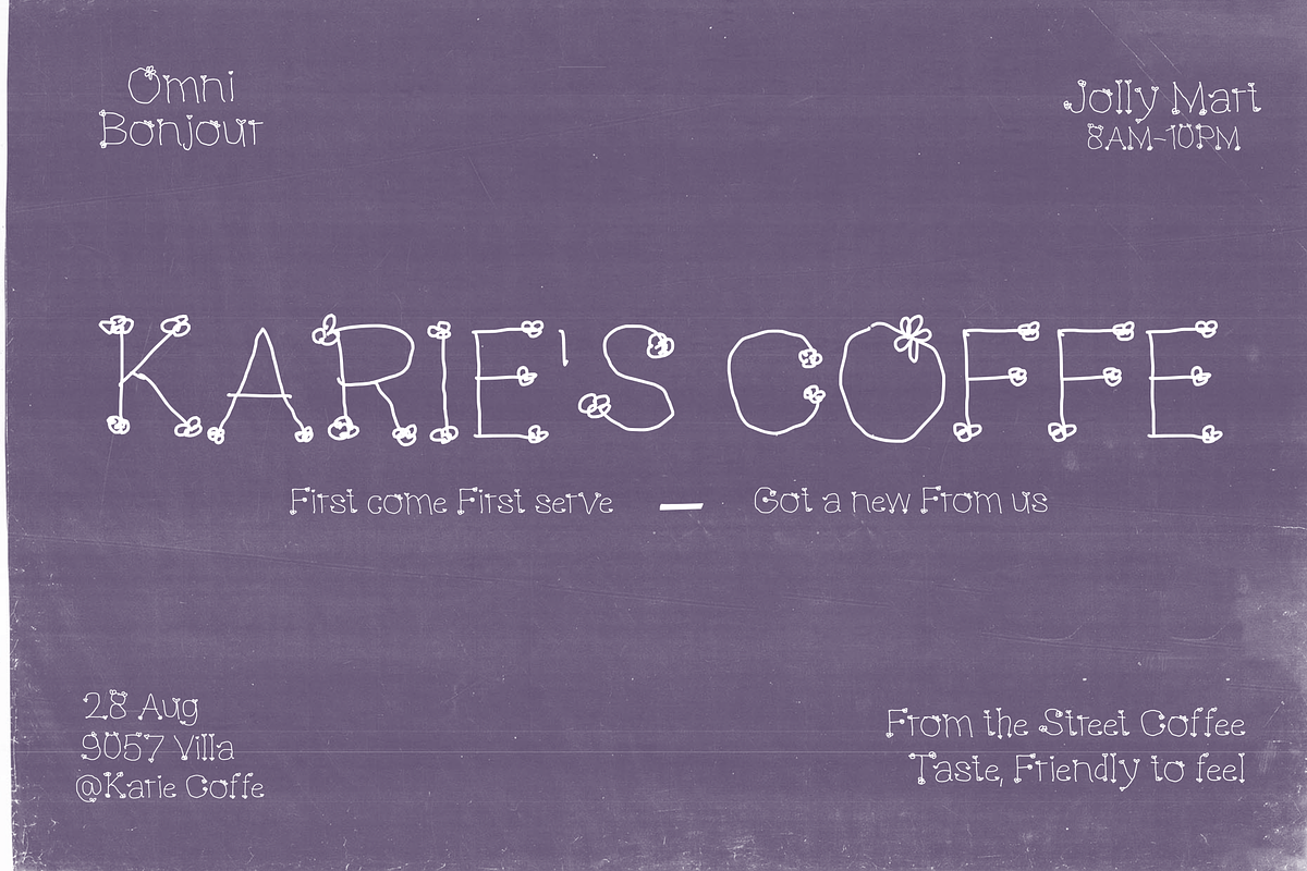 Hausty Karie, a Handwritten Font by JelekType (Photo 3 of 6)