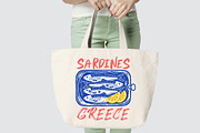 Summer Sardines Greece PNG, a Seasonal Illustration by Canvas Craft (Thumbnail 4 of 7)