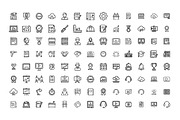 Education & E-Learning Line Icons, an Outline Icon by gstudiovect21 (Thumbnail 5 of 6)