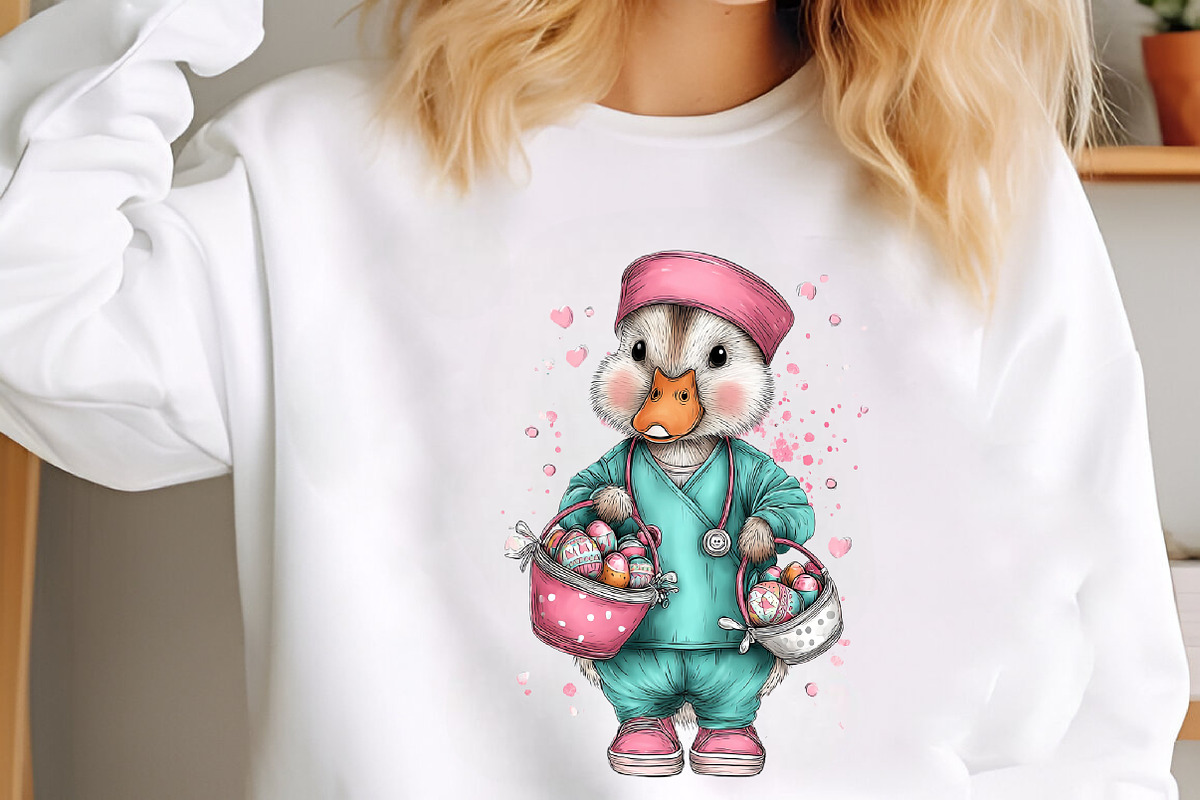 Whimsical Easter Nurse Animals Clipa, an Animal Illustration by designcity5 (Photo 4 of 5)