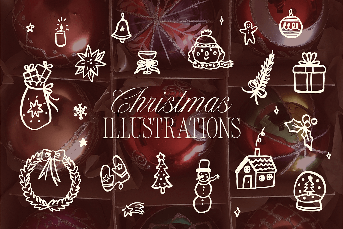 Christmas Illustrations, an Object Illustration by sophinka design (Photo 9 of 15)