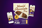 World Chocolate Day Event Flyer Set, a Flyer Template by The Good Store (Thumbnail 1 of 2)