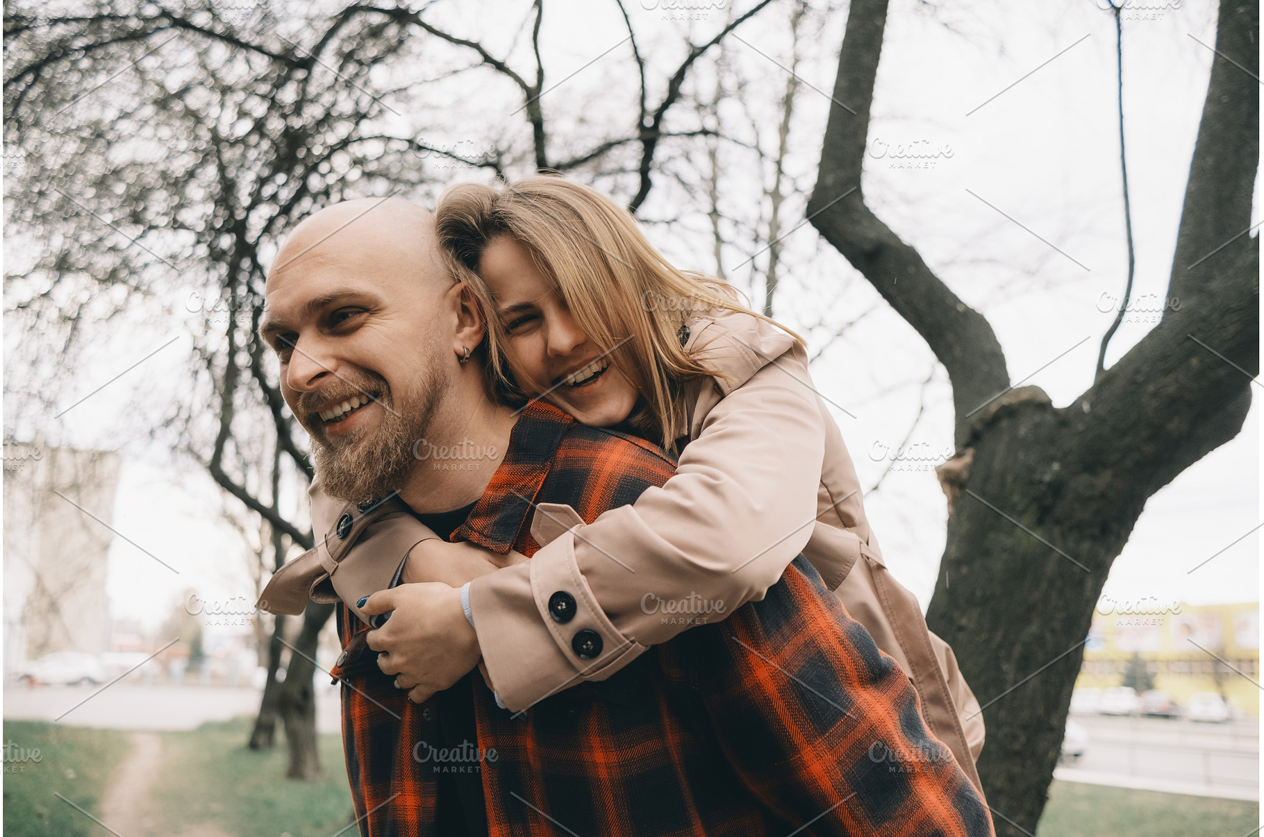 Loving couple embrace with each, a Person Photo by zheckasmk