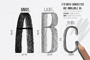 Flat Pencil - SVG font family, a Handwritten Font by Ekaterina Glazkova (Thumbnail 3 of 7)