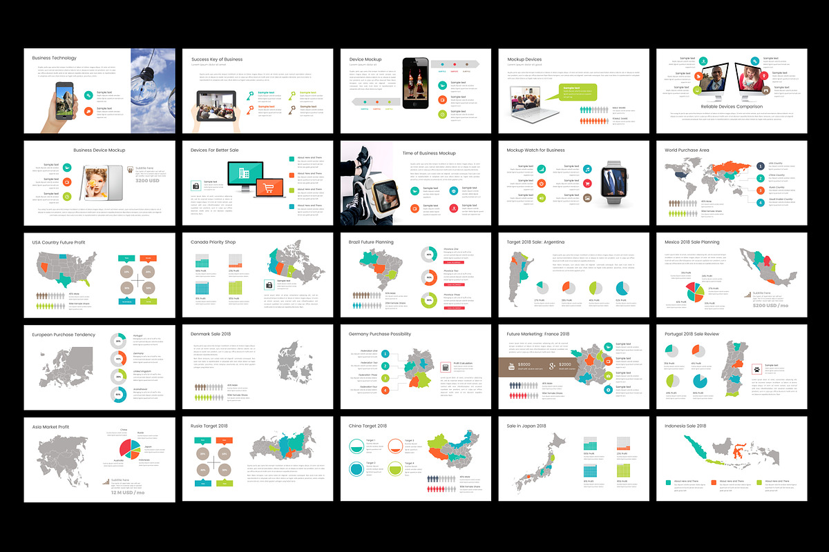 Majestik Presentation Template, a Presentation Template by GreenDesign (Photo 4 of 5)